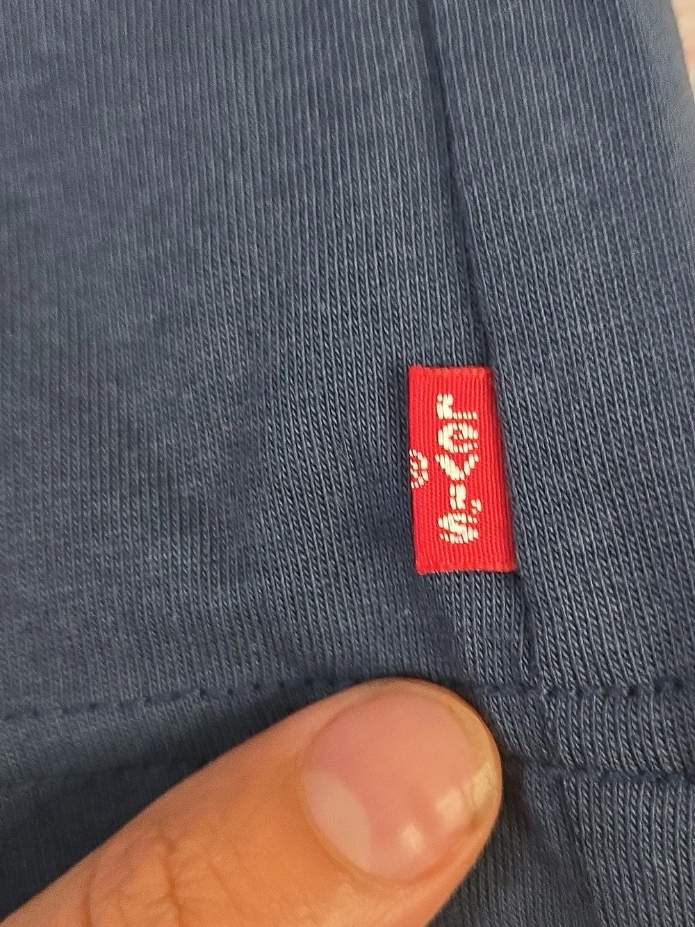 Levi’s Kids Size L 12-13 Blue Graphic Layered Long Sleeve Shirt NWT